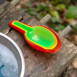 tickit Translucent Colour Nesting Scoops -
