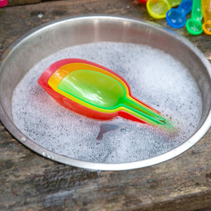 tickit Translucent Colour Nesting Scoops -