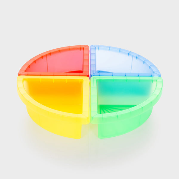 tickit Discovery Colour Quadrant Trays -