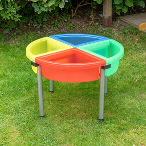 tickit Discovery Colour Quadrant Trays & Stand -