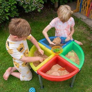 tickit Discovery Colour Quadrant Trays & Stand -