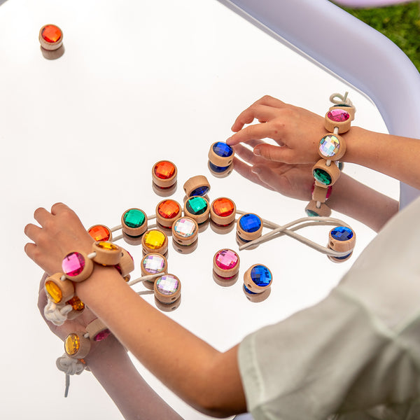 tickit Wooden Lacing Jewels -