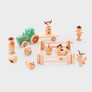 tickit Wooden Farm Set -