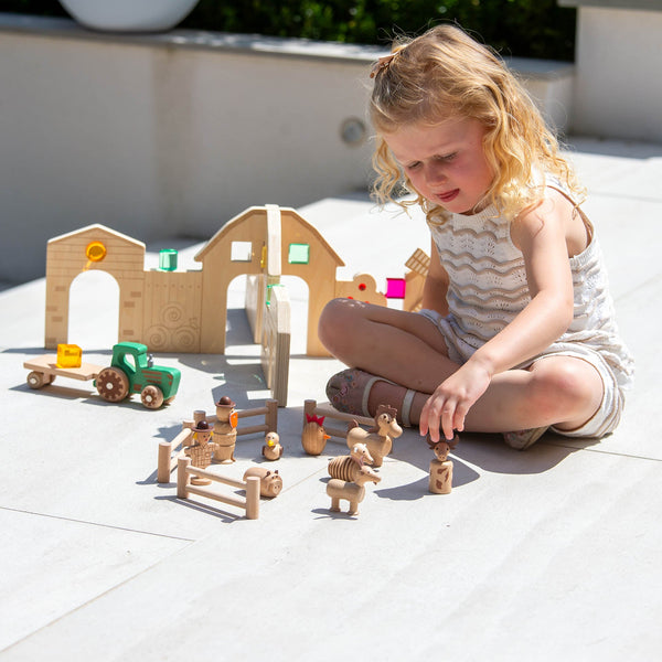 tickit Wooden Farm Set -