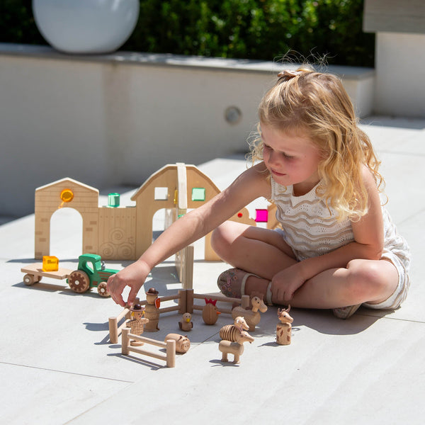 tickit Wooden Farm Set -