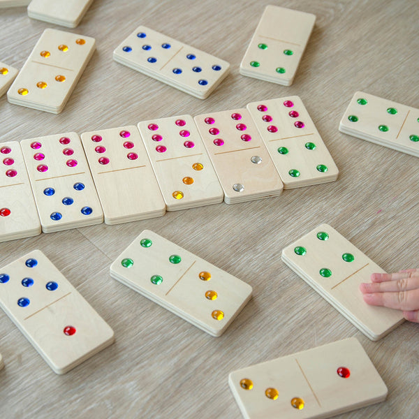 tickit Wooden Jewel Dominoes -