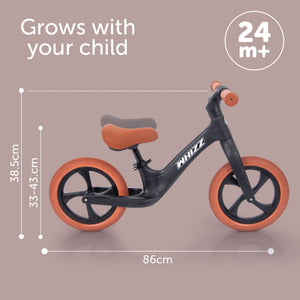 tickit Whizz løbecykel - Sort -