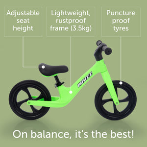 tickit Whizz Bicicletta senza pedali - Verde -