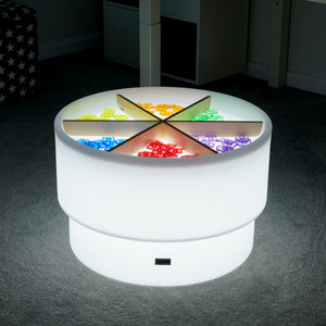 tickit Sensory Mood Discovery Table & Wooden Divider Set -   