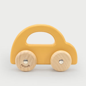 tickit Coche de madera amarillo -   