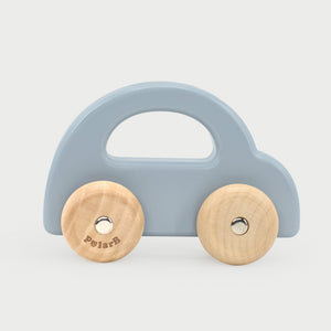 tickit Coche de madera azul -   