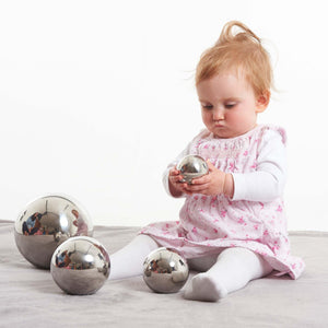 tickit Sensory Reflective Silver Balls -   