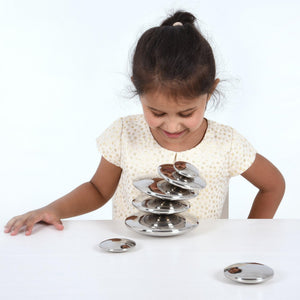 tickit Sensory Reflective Silver Buttons -   