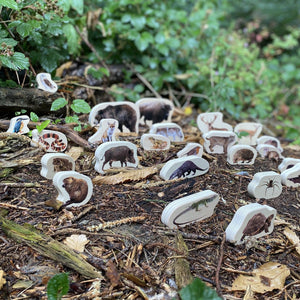 tickit Wooden Forest Animal Blocks -   
