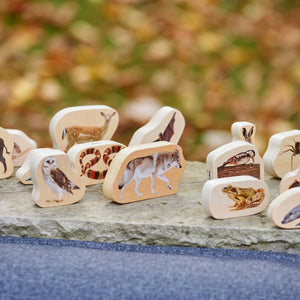 tickit Wooden Forest Animal Blocks -   