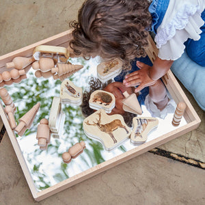 tickit Wooden Forest Animal Blocks -   