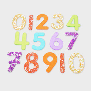tickit Rainbow Glitter Numbers -   