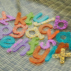 tickit Rainbow Glitter Letters -   