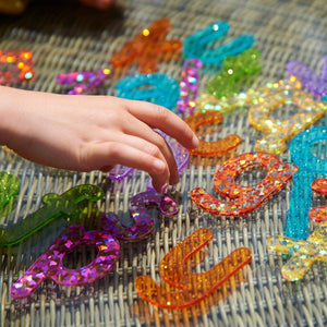 tickit Rainbow Glitter Letters -   
