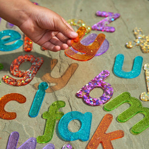 tickit Rainbow Glitter Letters -   