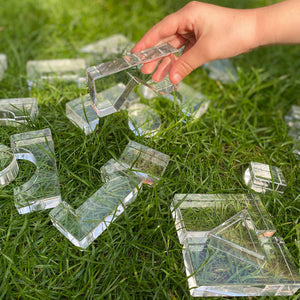 tickit Clear Crystal Block Set -   