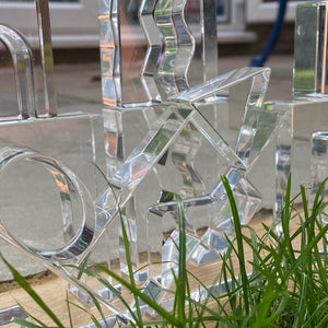 tickit Clear Crystal Block Set -   