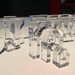 tickit Clear Crystal Block Set -   