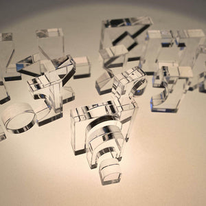 tickit Clear Crystal Block Set -   