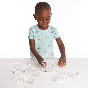 tickit Clear Crystal Block Set -   