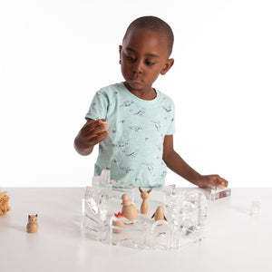 tickit Clear Crystal Block Set -   