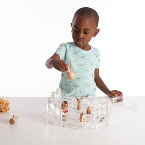 tickit Clear Crystal Block Set -   