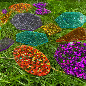 tickit Rainbow Glitter Shapes -   