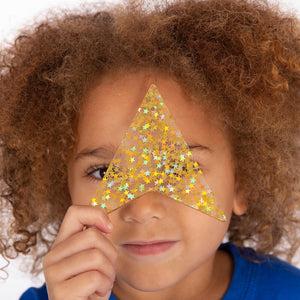 tickit Rainbow Glitter Shapes -   