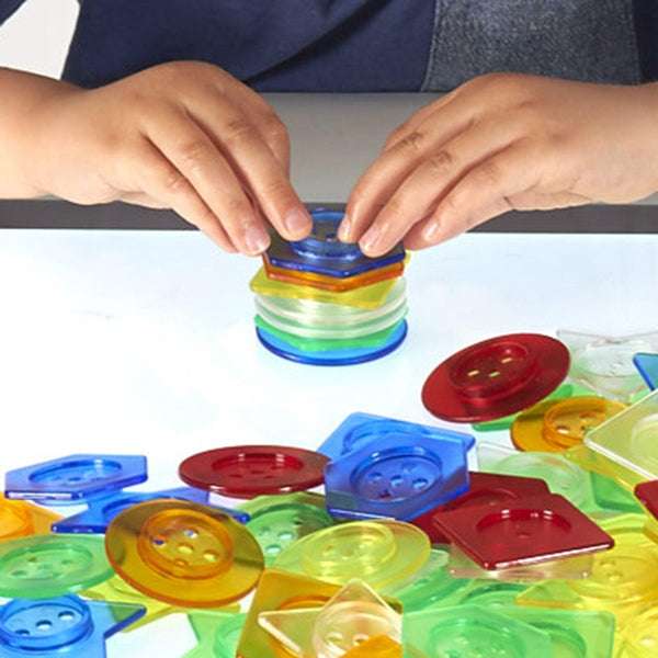 tickit Stackable Translucent Buttons -   
