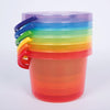 TickiT Translucent Colour Bucket Set 4