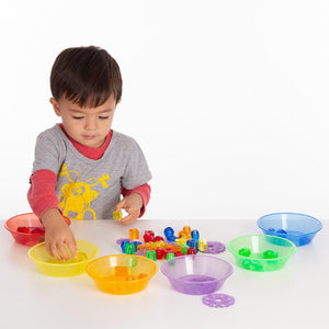 tickit Translucent Colour Sorting Bowls -   