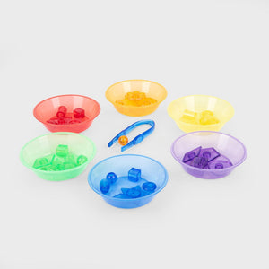 tickit Translucent Colour Sorting Bowls -   
