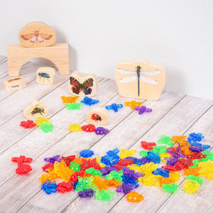tickit Translucent Colour Bugs - Pack of 96 -