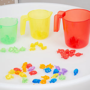 tickit Translucent Colour Nesting Jugs - Pack of 3 -