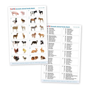 tickit Domestic Animal Family Match -   