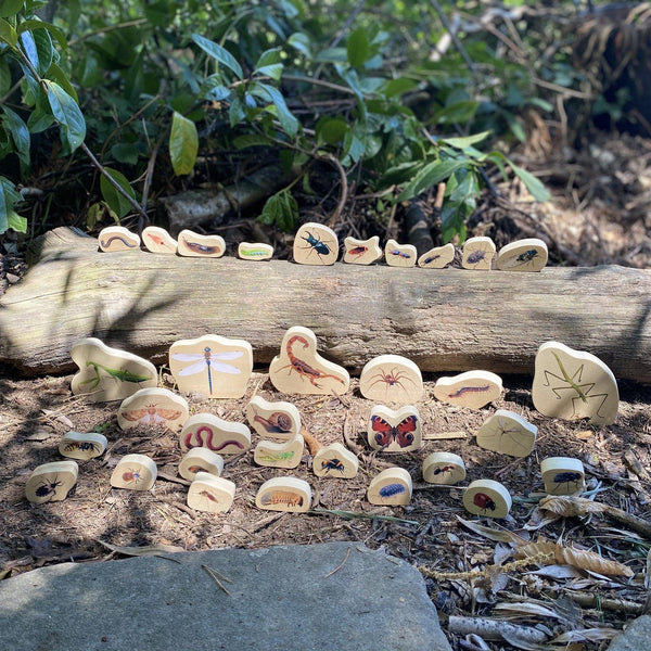 tickit Wooden Minibeast Blocks -   
