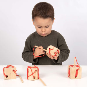 tickit Wooden Lacing Shapes -   