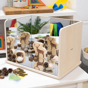 tickit Wooden Exploratory Mirror -   