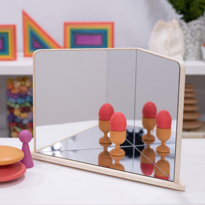 tickit Wooden 4-Way Mirror -   