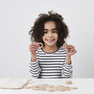 tickit Wooden Treasures Touch & Match Set -   