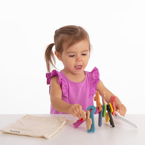 tickit Rainbow Wooden Keys -   