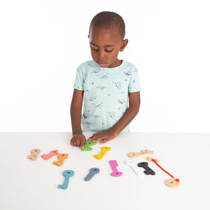 tickit Rainbow Wooden Keys -   