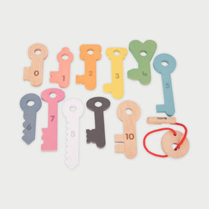 tickit Rainbow Wooden Keys -   