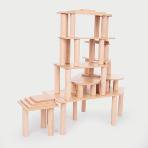 tickit Natural Wooden Architect Columns -   
