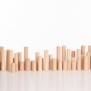 tickit Natural Wooden Architect Columns -   